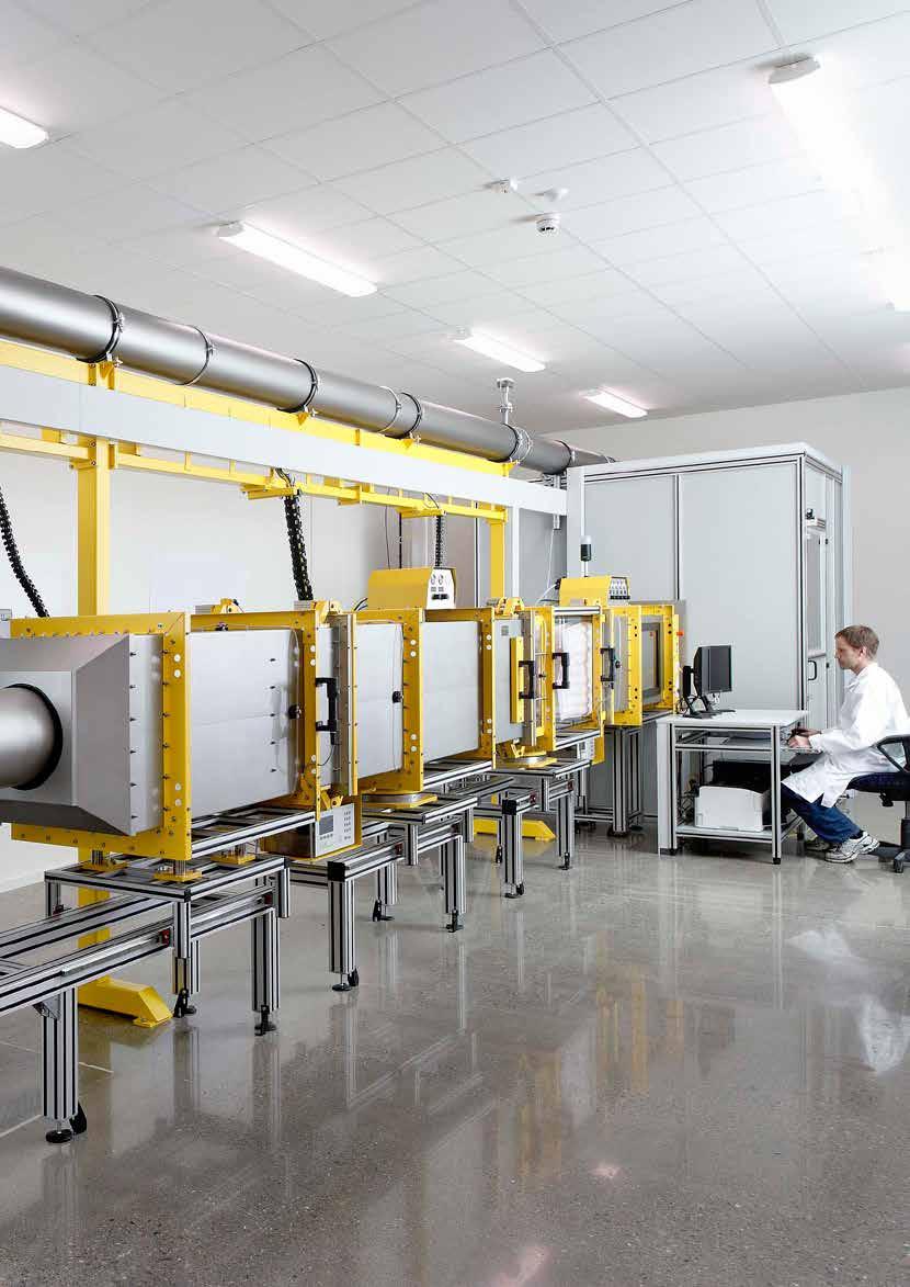 MOLEKYLÄRLABB Världsunikt laboratorium för forskning om mätmetoder för AMC (Airborne Molecular Contaminant) samt utveckling av molekylärfilter.