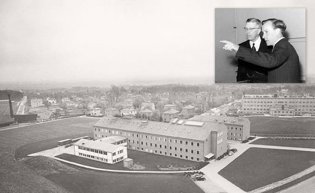 Till Lund 1943 utnämndes Bengt Edlén till professor i fysik vid Lunds universitet. Det fanns då bara en fysikprofessur här.