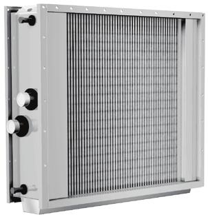 VÄRMEVÄXLRE FÖR KNL OH RETRUMSVÄ QL, QLF, QLB, QLH - Värmeväxlare för kylning Värmeväxlarna är avsedda för kylning av luft med vätska och monteras i kanal eller på aggregatrumsvägg.