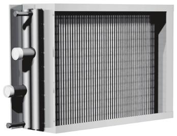 VÄRMEVÄXLRE FÖR MONTERIN I RET Värmeväxlare för luftbehandlingsaggregat Värmeväxlarna QLHN, QLHT, QLHO, QLHQ är avseddda för uppvärmning av luft med vätska som värmebärare och monteras i aggregat.