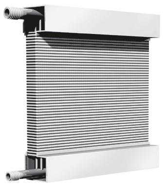 QLSK - Värmeväxlare för ånga VÄRMEVÄXLRE FÖR MONTERIN I RET Värmeväxlaren är avsedd för uppvärmning av luft med ånga. Monteras i aggregat och avsedd för vertikal ångföring.