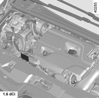 MOTORNS IDENTIFIERINGSSKYLTAR A 1 2 3 A A De