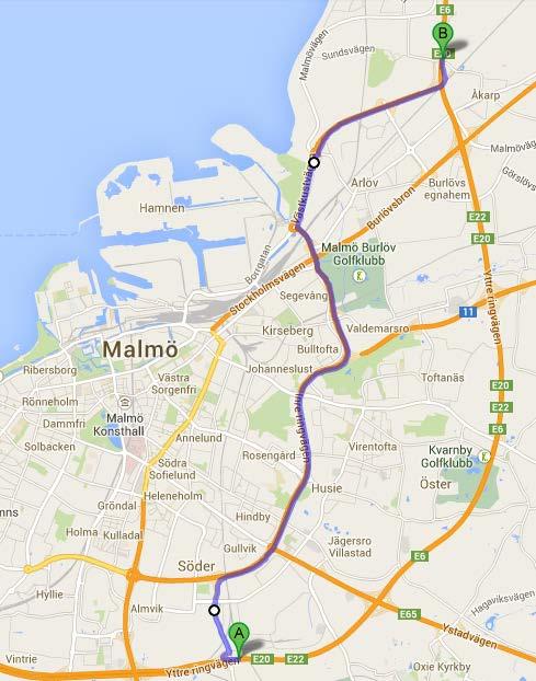 Trafikplats 13-19 Trafikplats 13-18: Kan också vara 13-19.