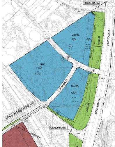 samt ett område sydöst om detaljplan Viby 19:1 för kontor och småindustri.