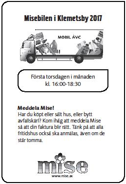 LUMPARLANDS KOMMUNS INFOBLAD SIDA 12 LUMPARLANDS KOMMUN Kyrkvägen 26, 22630 LUMPARLAND Tel: 35 900