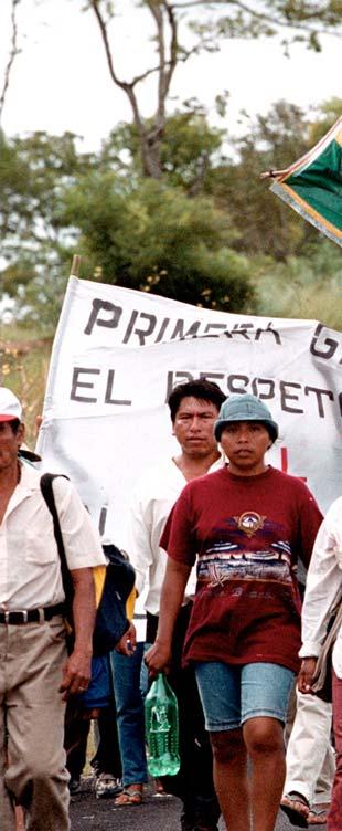 I Bolivia ger Diakonia stöd till organisationen OICH. Där arbetar chiquitanosindianer för sin rätt till jord- och landområden samt naturtillgångar. Foto: Rikard Kihlström.