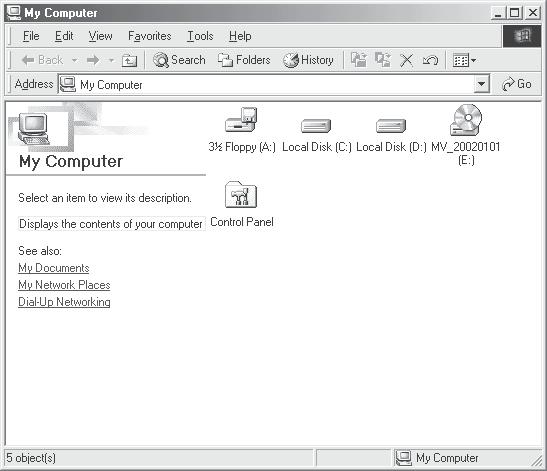 Hur man tittar på bilder via en CD-ROM-enhet Windows 98/98SE/2000/Me/XP a Starta datorn och lägg i en slutbehandlad skiva i datorns CD-ROM-enhet.