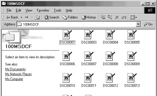 Manövrerna kan variera beroende på datorns operativsystem. Det går att använda programmet ImageMixer Ver. 1.5 for Sony för att titta på bilder på datorn.