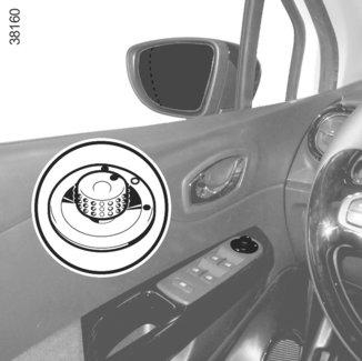 BACKSPEGLAR D A B C 1 Elektriskt uppvärmda backspeglar När motorn är igång, kontrollera att backspegeldefrostern samt is- och imborttagningen på bakrutan fungerar.
