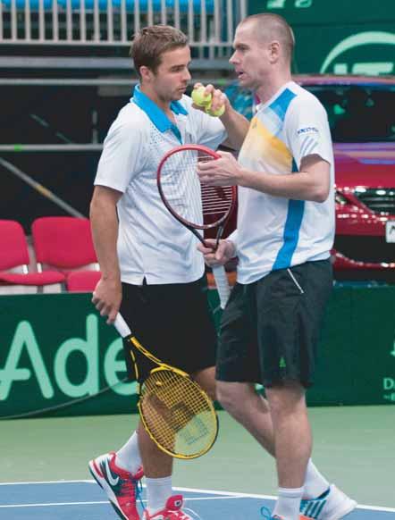 www.sport.sk TENIS 31 SLOVENSKO LOTYŠSKO V DAVISOVOM POHÁRI TENISTOV BRATISLAVA 31. 1. 2.