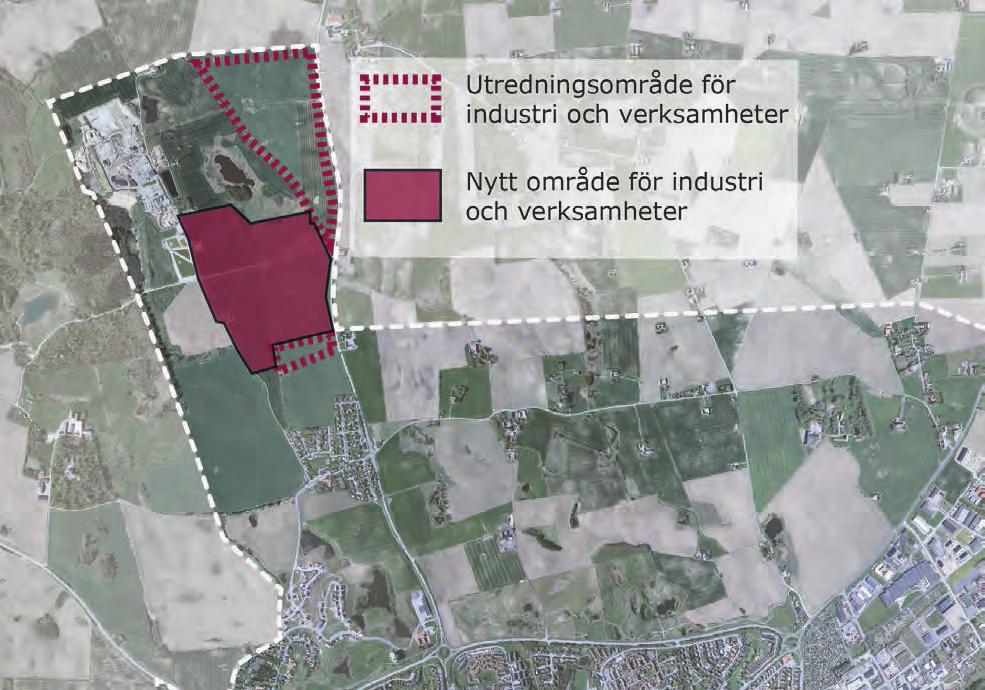 planlades bedömdes det då att det inte fanns några alternativ till den lokaliseringen. När vi blickar fram mot 2030 kommer det nya verksamhetsområdet vid Öja inte att räcka.