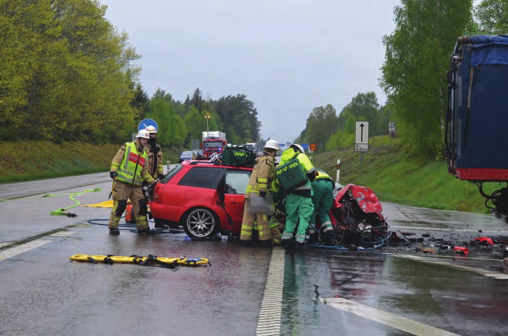 Händelseförlopp innan och efter Räddningstjänstens ankomst. 2015-05-19 kl.