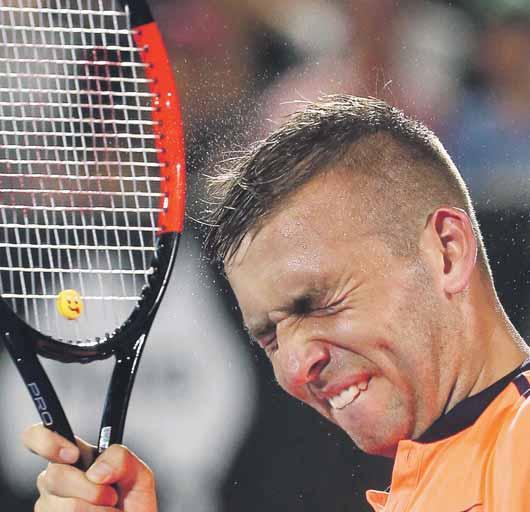 24 TENIS, KULTURISTIKA štvrtok 5. 10. 2017 Britský tenista DAN EVANS dostal za kokaín ročný dištanc, ktorý ho bude stáť zhruba 400-tisíc libier Dan Evans je nepoučiteľný.