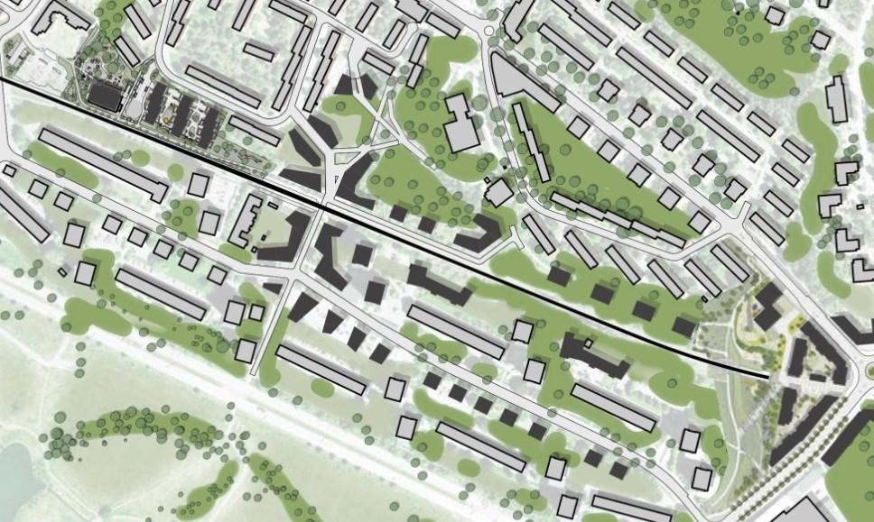 Sida 32 (41) Genomförandebeslut etapp 2 Bakgrund G S O Årstastråket etapp 2, tre detaljplaner som omfattas av förslag till genomförandebeslut 2, Glavsfjorden (G), Sävlången (S), Ormlången (O)