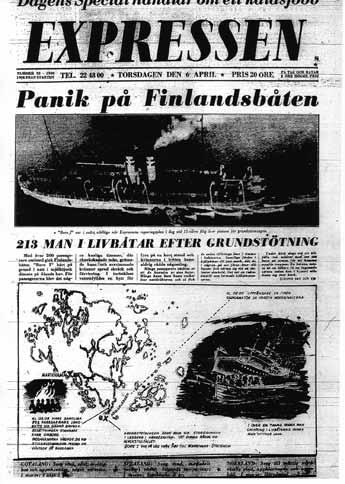 SS Bore I:s grundstötning den 6 April 1950 Gunnar Zetterman Ångfartyget Bores förlisning på nyårsafton 1899 är både omskriven och välkänd bland filatelister och breven med de rosa etiketterna är