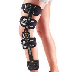 CONTENDER post-op knäortos ART.NO 70638, ART.NO 70639 CONTENDER används efter skada eller operation på knä eller ben där kontrollerat rörelseintervall eller total immobilisering i knäleden behövs.