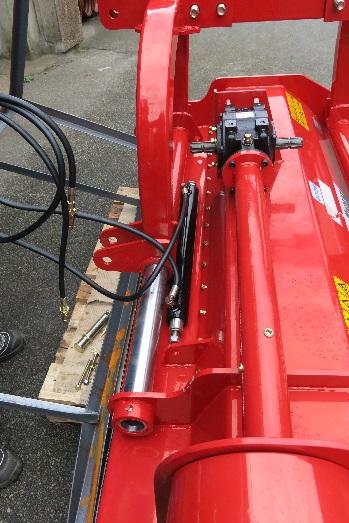 mower when it shifts sideways.