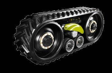 Varje hjulupphängning har separat hydraulisk fjädring med ackumulator integrerad i kolven Detta resulterar i automatisk nivåreglering för bättre