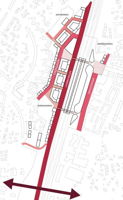 Gator och trafik En bilaga till denna planbeskrivning beskriver mer utförligt trafik och resandefunktioner (Sammanfattande PM trafik och resefunktioner i detaljplanen för Östra Runby med Väsby
