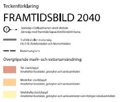 försedd med goda kommunikationer och service. Tillgången till bostadsnära natur finns kvar och det är lätt att nå ut till större strövområden. Exploateringsgrad: 0,7 1,0.