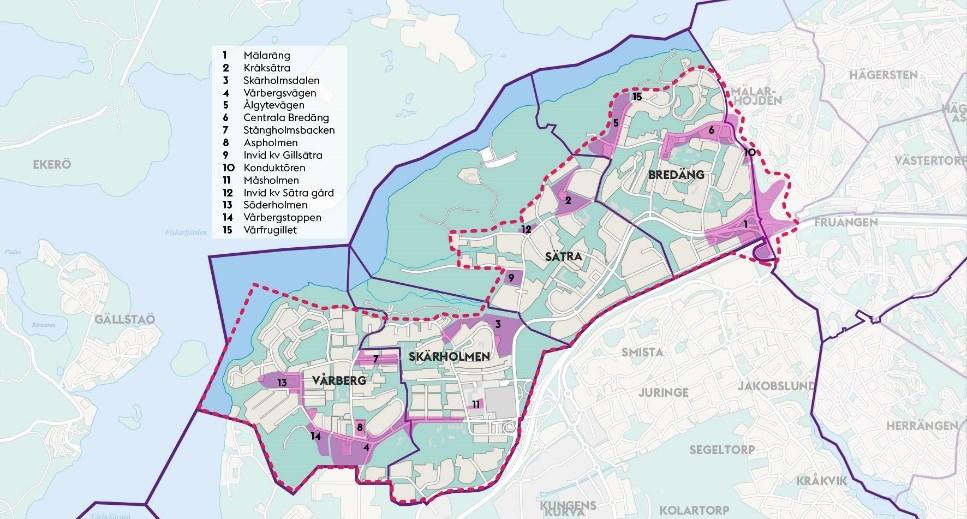 Sida 3 (10) Fokus Skärholmen har även ett särskilt uppdrag att utgöra profilprojekt för socialt hållbar stadsutveckling.