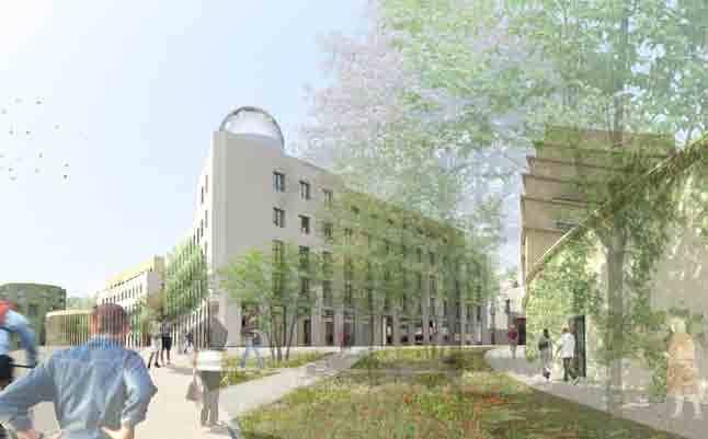 Entré från öster AlbaNova bostäder/högskola bostäder/högskola Albanovägen Kv 17 bostäder Kv 10 högskola Kv 9 bostäder Kv 7 bostäder Kv 5 bostäder Björnnäsplatsen Björnnäsplatsen Kv 11 bostäder