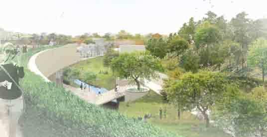 spridningsvägar mellan Nationalstadsparkens kärnområden.