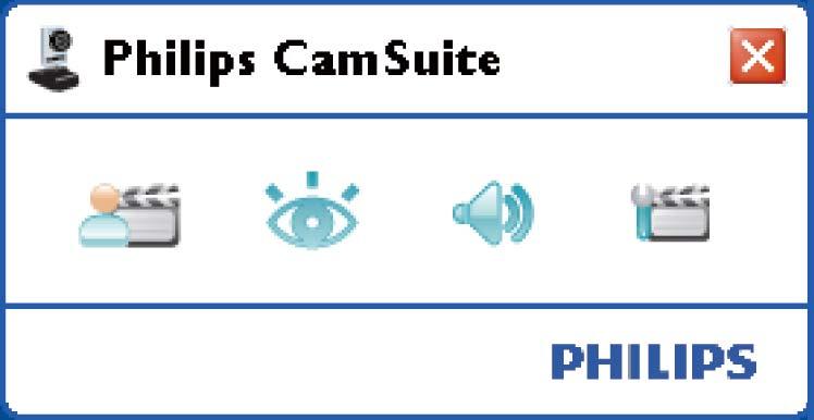 Svenska Du kan ändra alla inställningar för SPC640NC via Philips CamSuite-programmet enkelt komma åt ett antal av de mest använda inställningarna (egenskaper). När du aktiverar Windows osv.