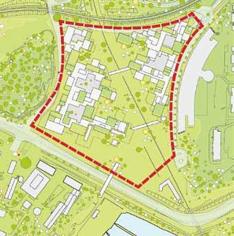 Dessa höga husvolymer blockerar på ett utmanande sätt siktlinjerna inom Nationalstadsparken och Albanoskogen spärras visuellt av från Roslagsvägen och