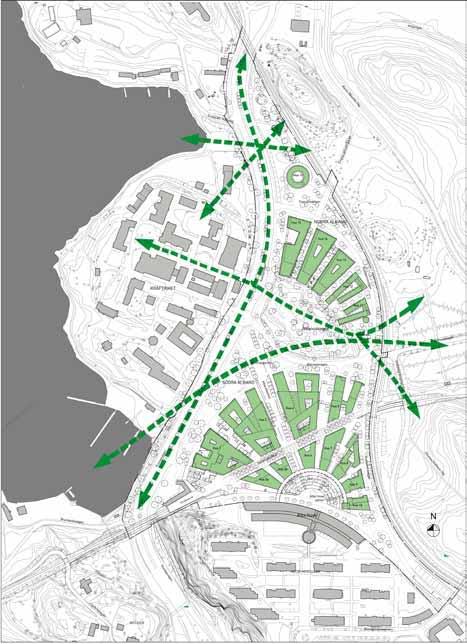 En trygg miljö som integrerar verksamheter med anknytning till Vetenskapsstaden och nationalstadsparken ska erbjudas. Albano ska även ge goda förutsättningar för rekreation i omgivande landskap.