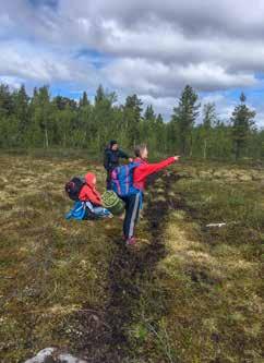 Vätskepaus på vägen till Rautasälven.