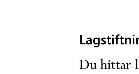 Saknr. KONTROLLRAPPORT 16(16) Lagstiftningsförteckning 2018-03-09 Dnr 282-6893-2018 Du hittar lagstiftning på Jordbruksverkets hemsida, www.jordbruksverket.