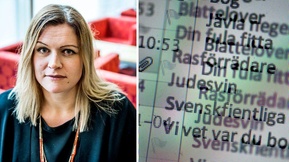Exempel Lisa Kaati, forskare i datavetenskap, tror att datorer kan bli användbara i kampen mot extremism. Foto: Janerik Henriksson, TT/Lars Pehrson, TT.
