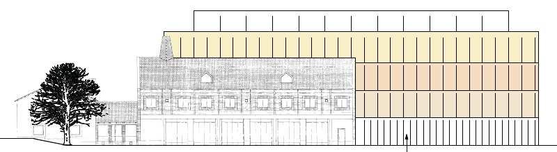 Sida 10 (14) Revideringar och vidare studier Skolbyggnaden föreslås att bearbetas utifrån möjlighet till större skolgård och större hänsyn till kulturhistoriska- och landskapsmässiga värden.