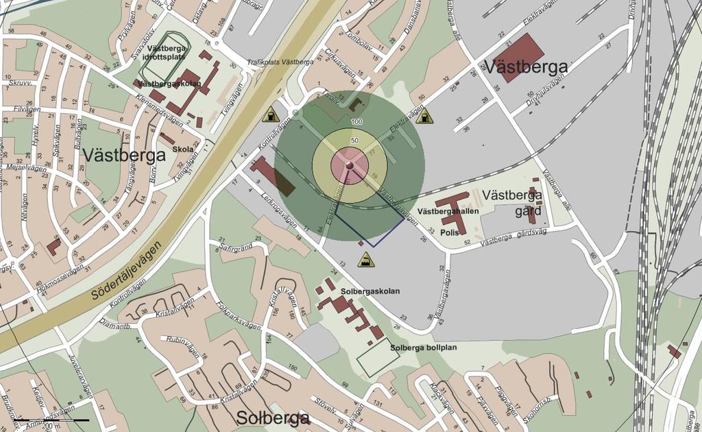 Kv. Lönelistan 1 och Timpenningen 1 & 2 Sida 14 (44) 3 Riskinventering Riskinventeringens syfte är primärt att kartlägga riskkällor som har betydelse för detaljplanens genomförande, det vill säga