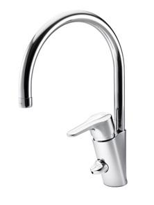 Köksblandare standard Köksblandare Gustavsberg Nautic Snål- flexspolande engreppsblandare, justerbart komfortflöde och