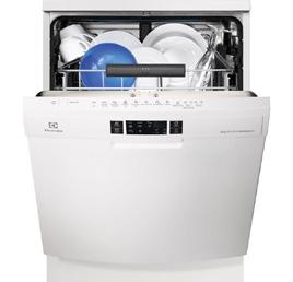 Diskmaskin Diskmaskin ESF7551ROW, vit 13 kuvert 6 program med startfördröjning Softgrip för