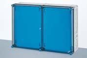 Tillbehör Mi EP 01 Panel för tomma Mi-lådor storlek 1 För tilläggsinmontering Kapsling av termoplast, som beröringsskydd