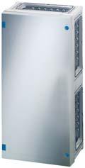 Tomlåda med ej transparent dörr Åtkomst och manövrering endast av behöriga elektriker FP 0231 B 216 x H 306 x D 140 mm Dörrlås med verktygsaktivering med täckplattor för lådväggarna med DIN-skena 1