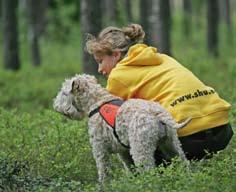 Sök Hundens luktsinne används också i grenen sök. Sökhundar tränas och används för att hitta människor.