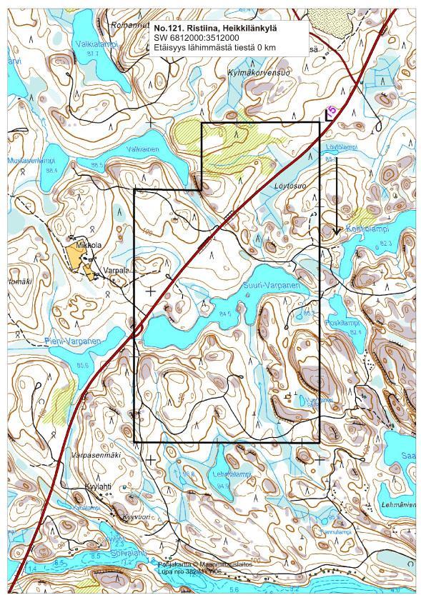 Fasta standardrutter 2 x 1 km stor rektangel; man går i en ögla och kommer tillbaka till startplatsen Alla linjer har inventerats en gång Startpunkten och