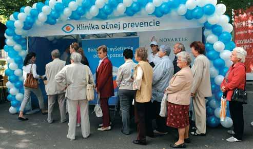 www.sport.sk Z DOMOVA 21 NEVÁHAJTE S VYŠETRENÍM! Vo viac ako 120 mestách Slovenska vyšli včera do ulíc dobrovoľníci, ktorí zbierali finančné príspevky na pomoc ľuďom so zrakovým postihnutím.