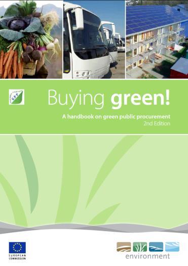 Bra länkar! Att köpa grönt! Handbok: http://ec.europa.