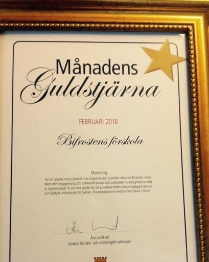 Vi ser med glädje hur ert Proaktiva arbete
