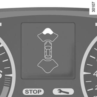 Automatisk igångsättning/avstängning av den främre parkeringsassistansen Systemet stängs av: när bilens hastighet är högre än ca 10 km/h beroende på bil, när bilen står stilla i minst fem sekunder (t.