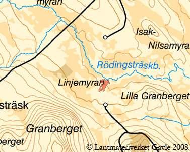 Linjemyran (Rödingsträsk) Bodens kommun Markägare: SCA Status: Avverkningsanmält