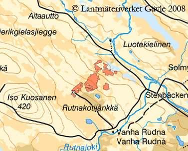 Stenbäcken Gällivare kommun Markägare: SCA Status: Avverkningsanmält 2007-09-19 Areal: 30,8 ha Inventerat: 2008-08-29 Avverkningsanmälan berör