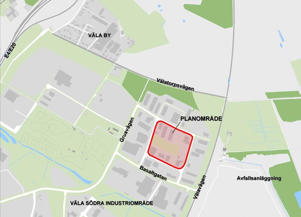 Antagandehandling Å Detaljplan för del av fastigheten Väla 7:4 m fl, Väla Södra, Helsingborgs stad Planområdets läge Planbeskrivning Upprättad den 7 juli 2016 Redaktionellt ändrad den 3 oktober 2016
