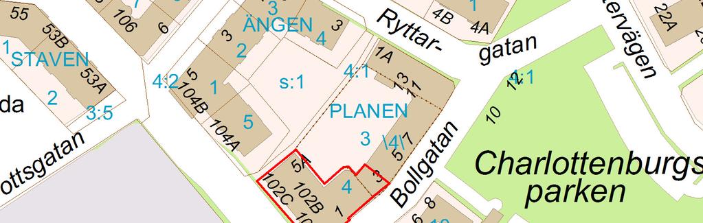 2 (9) Planområde Planområdet Området är beläget vid korsningen Solnavägen/ Bollgatan och utgörs av fastigheten Planen 4. 2006 genomfördes en 3D-fastighetsbildning av Planen 4.