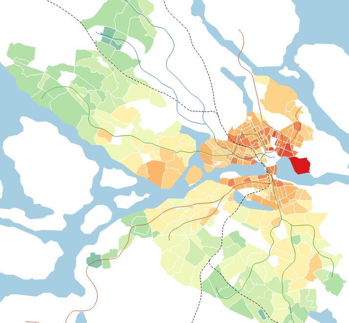 Attraktivitet och priser varierar kraftigt i geografin Frågan är varför priserna varierar så kraftigt mellan olika stadsmiljöer?